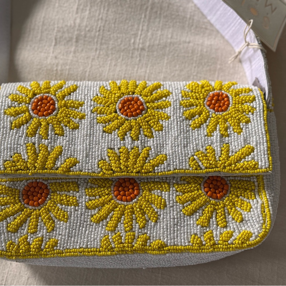 Vibrant Yellow and Orange Crossbody Bag